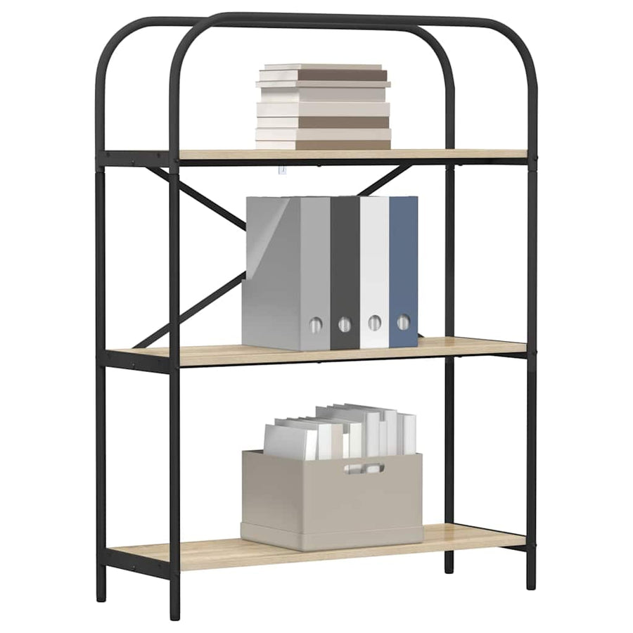 Boekenkast Sonoma eiken 80 x 30 x 109 cm Bewerkt hout