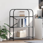 Boekenkast 80x30x109 cm grijs sonoma bewerkt hout