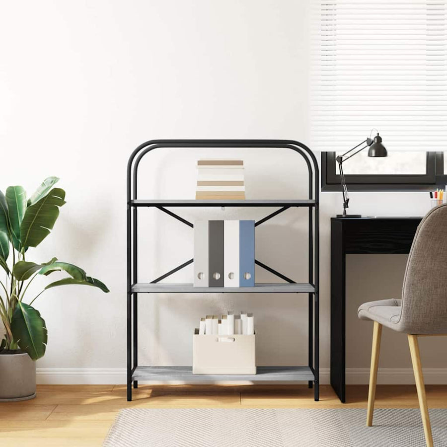 Boekenkast Grijs sonoma 80 x 30 x 109 cm Bewerkt hout