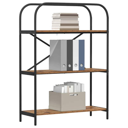 Boekenkast Oud hout 80 x 30 x 109 cm Bewerkt hout