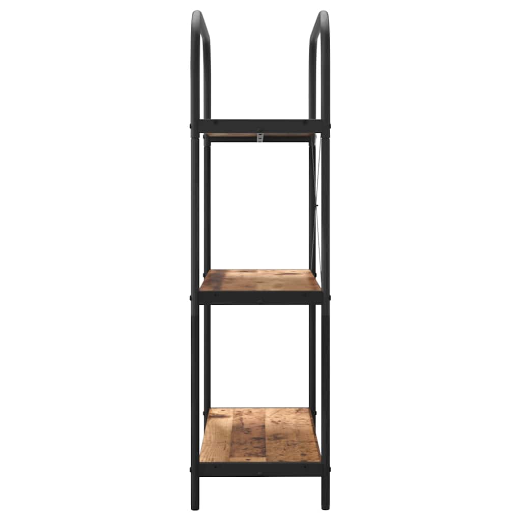 Boekenkast Oud hout 80 x 30 x 109 cm Bewerkt hout