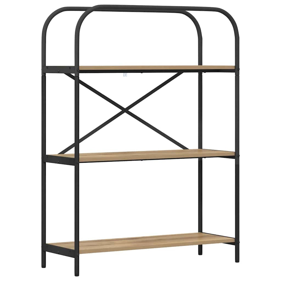 Boekenkast artisanaal eikenkleurig 80 x 30 x 109 cm