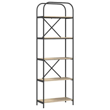 Boekenkast Sonoma eiken 60 x 30 x 183 cm Bewerkt hout