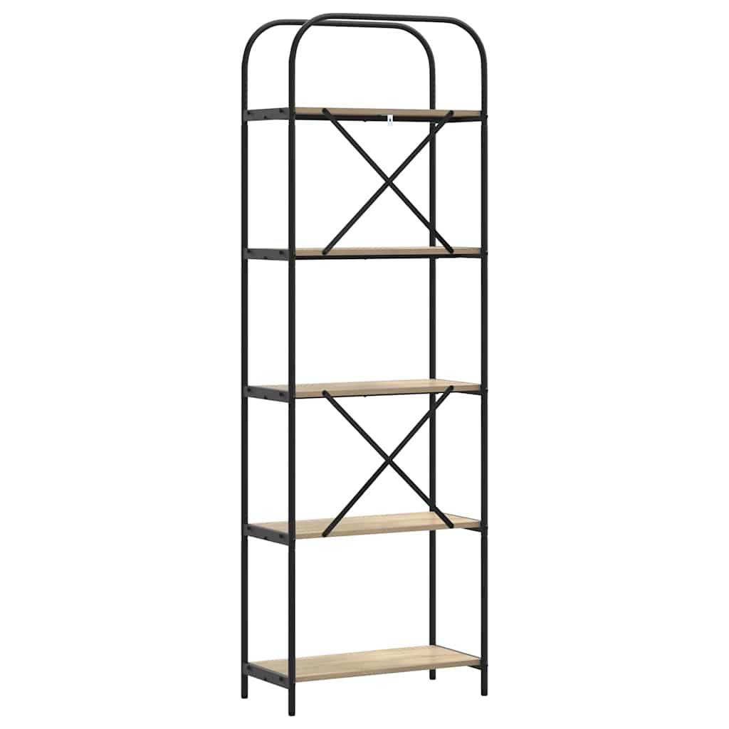 Boekenkast Sonoma eiken 60 x 30 x 183 cm Bewerkt hout