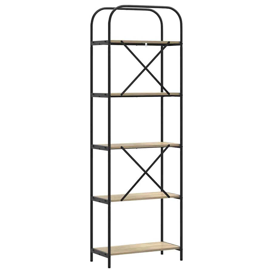 Boekenkast Sonoma eiken 60 x 30 x 183 cm Bewerkt hout