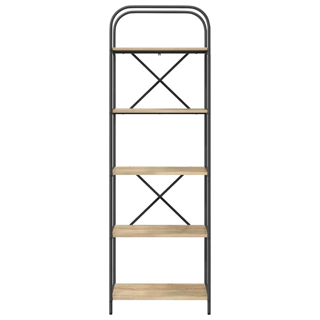 Boekenkast Sonoma eiken 60 x 30 x 183 cm Bewerkt hout