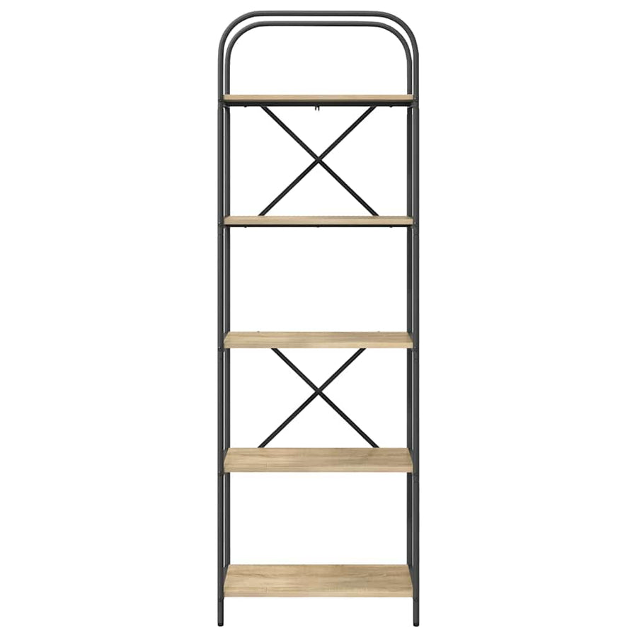 Boekenkast Sonoma eiken 60 x 30 x 183 cm Bewerkt hout