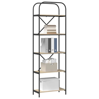 Boekenkast Sonoma eiken 60 x 30 x 183 cm Bewerkt hout