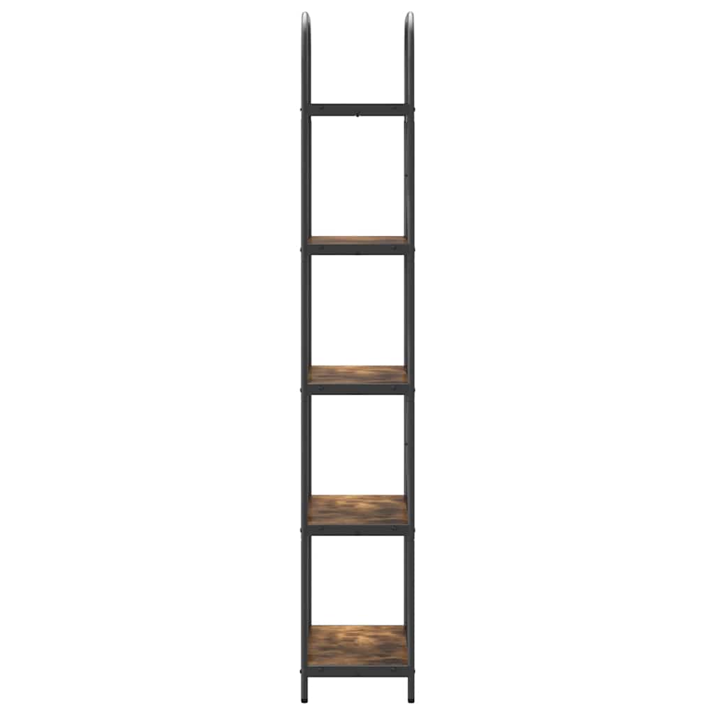 Boekenkast Gerookt eiken 60 x 30 x 183 cm Bewerkt hout