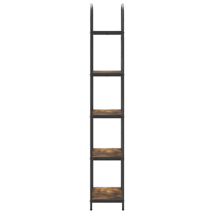 Boekenkast Gerookt eiken 60 x 30 x 183 cm Bewerkt hout