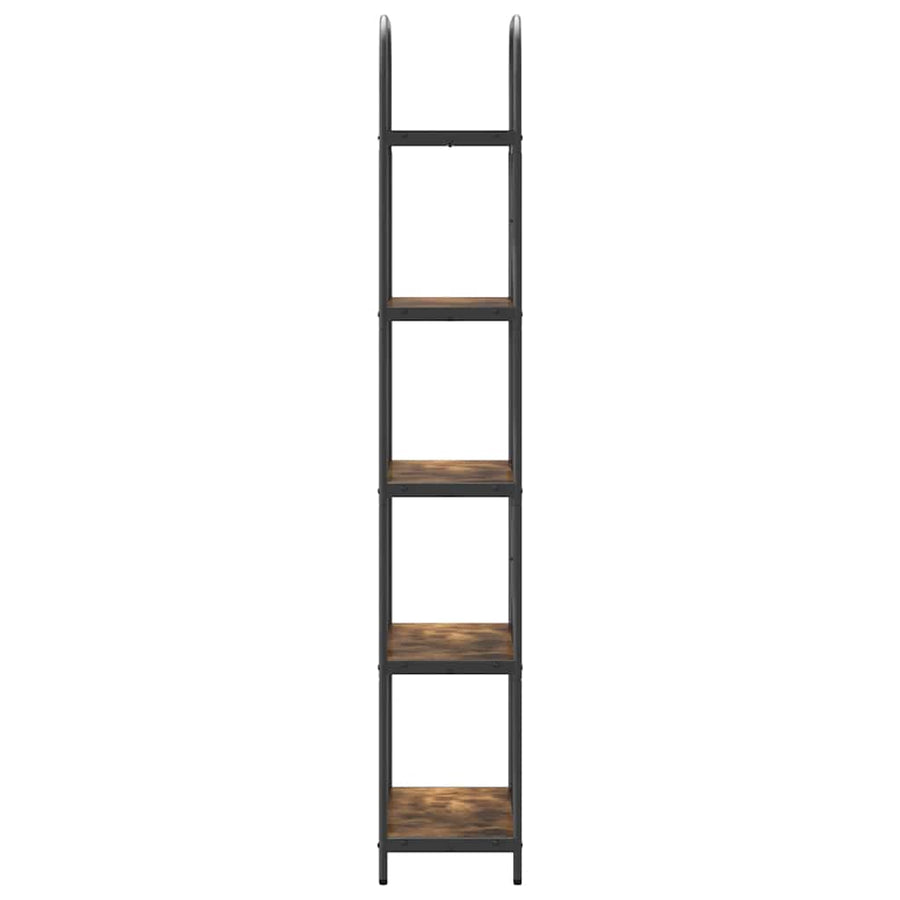 Boekenkast Gerookt eiken 60 x 30 x 183 cm Bewerkt hout