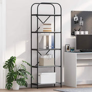 Boekenkast 60x30x183 cm grijs sonoma bewerkt hout
