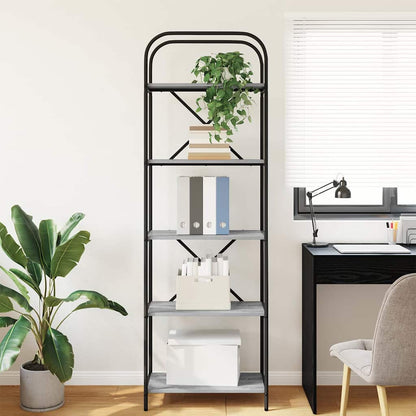 Boekenkast Grijs sonoma 60 x 30 x 183 cm Bewerkt hout