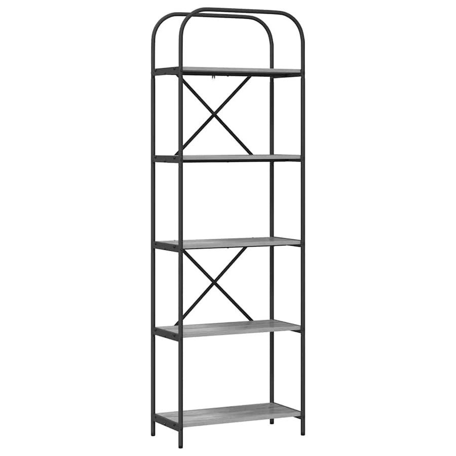 Boekenkast Grijs sonoma 60 x 30 x 183 cm Bewerkt hout