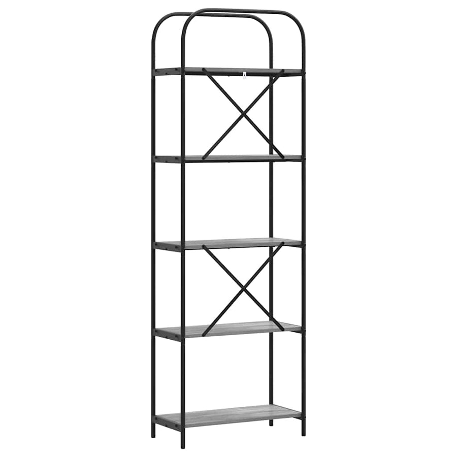 Boekenkast Grijs sonoma 60 x 30 x 183 cm Bewerkt hout
