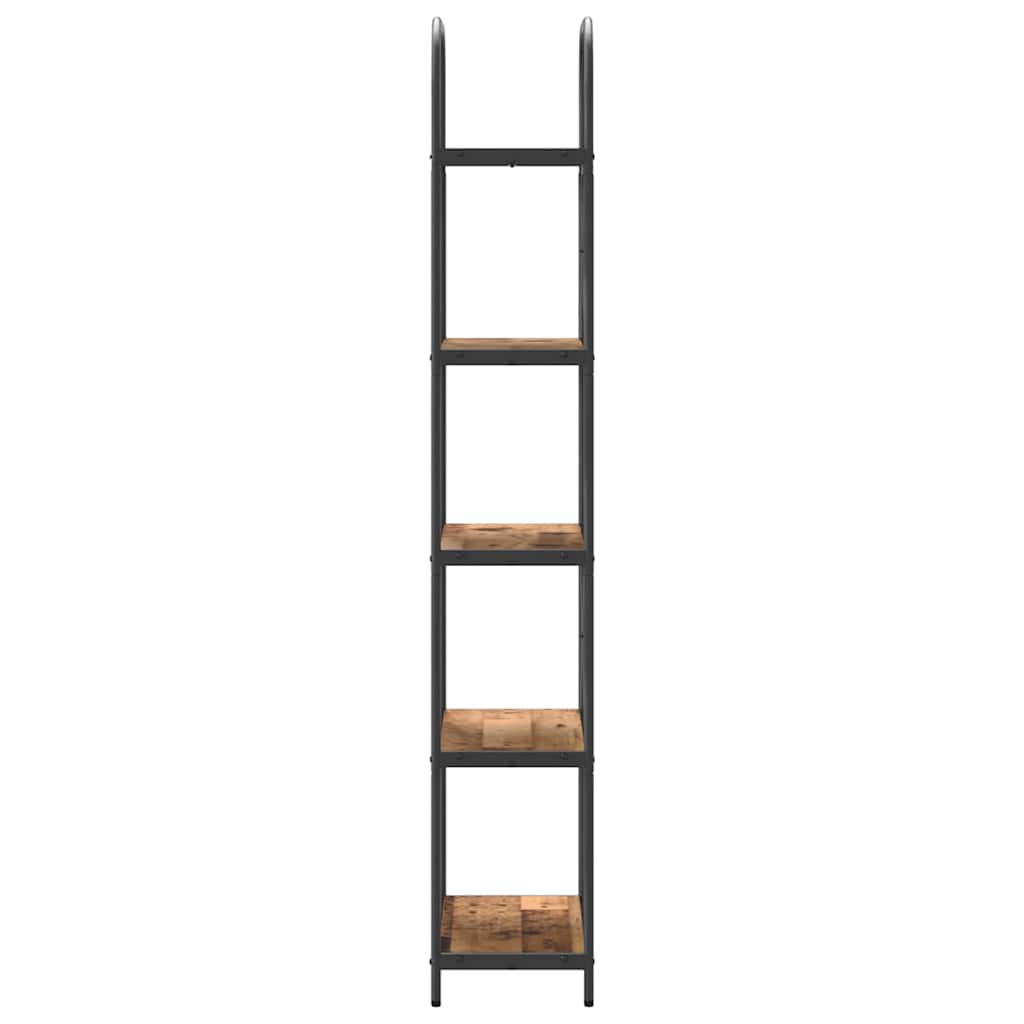 Boekenkast Oud hout 60 x 30 x 183 cm Bewerkt hout
