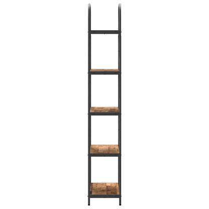 Boekenkast Oud hout 60 x 30 x 183 cm Bewerkt hout
