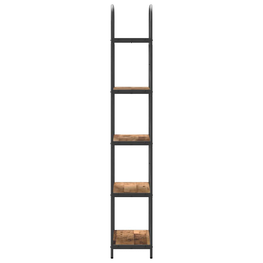 Boekenkast Oud hout 60 x 30 x 183 cm Bewerkt hout