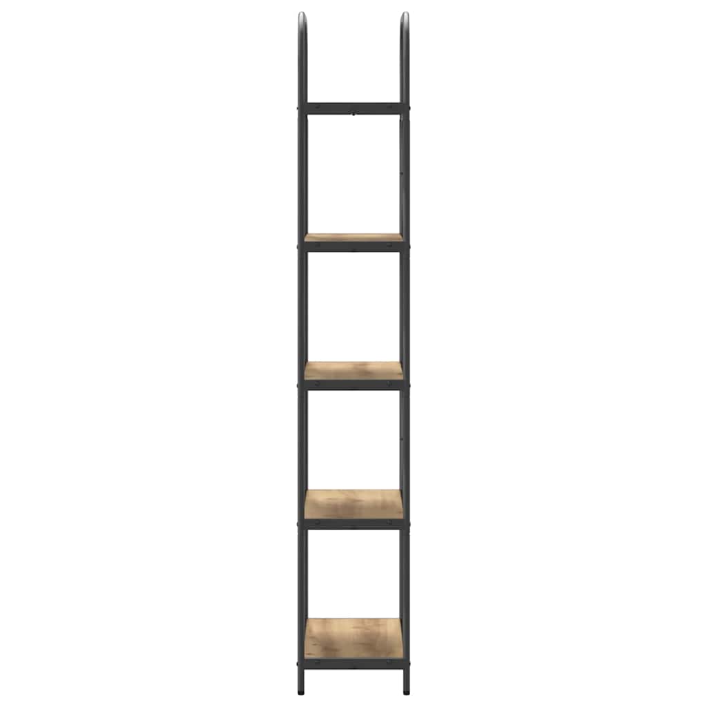 Boekenkast artisanaal eikenkleurig 60 x 30 x 183 cm