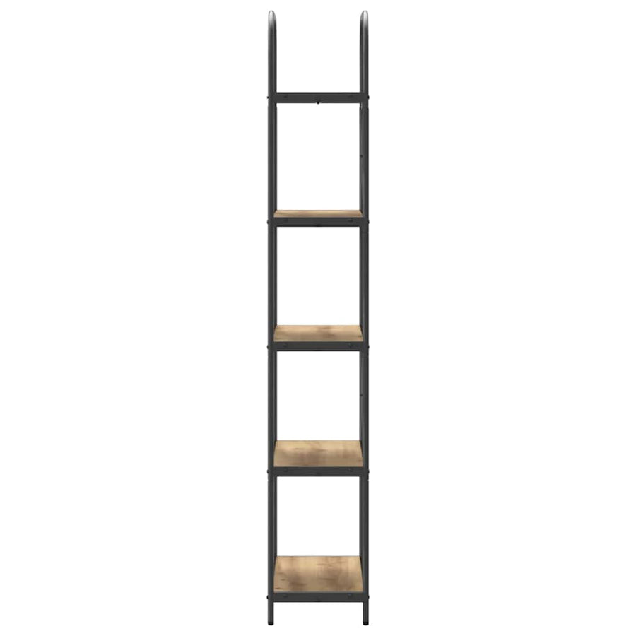 Boekenkast artisanaal eikenkleurig 60 x 30 x 183 cm