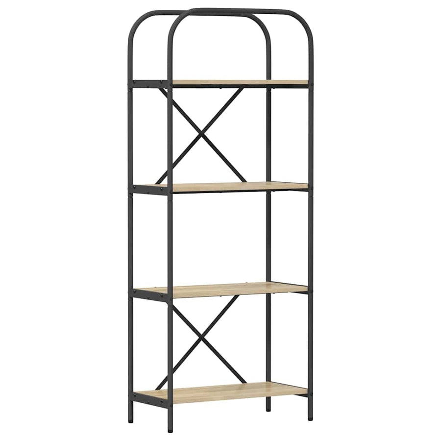 Boekenkast Sonoma eiken 60 x 30 x 146 cm Bewerkt hout