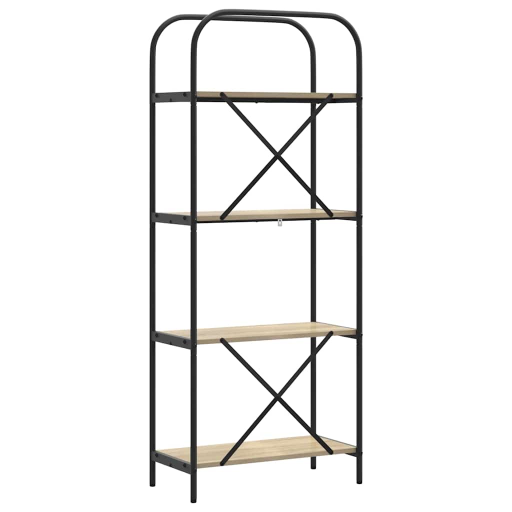 Boekenkast Sonoma eiken 60 x 30 x 146 cm Bewerkt hout