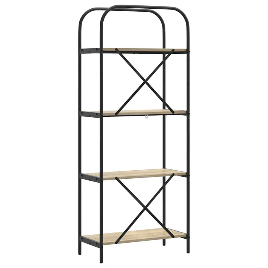 Boekenkast Sonoma eiken 60 x 30 x 146 cm Bewerkt hout