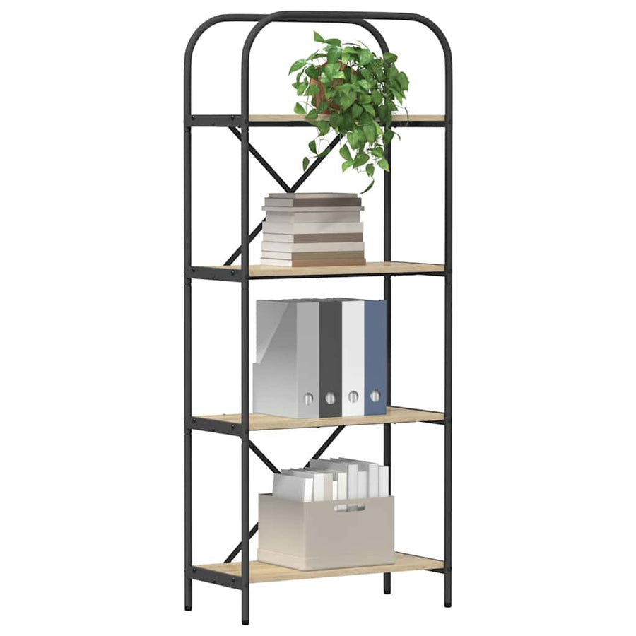 Boekenkast Sonoma eiken 60 x 30 x 146 cm Bewerkt hout