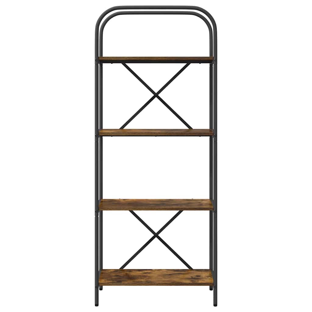 Boekenkast Gerookt eiken 60 x 30 x 146 cm Bewerkt hout