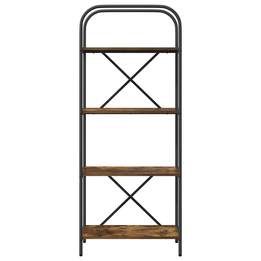 Boekenkast Gerookt eiken 60 x 30 x 146 cm Bewerkt hout