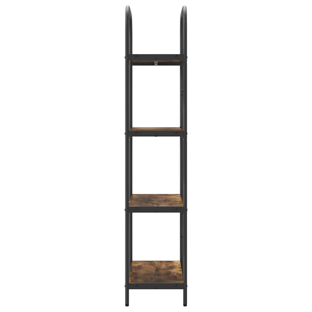 Boekenkast Gerookt eiken 60 x 30 x 146 cm Bewerkt hout