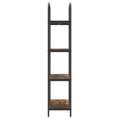 Boekenkast Gerookt eiken 60 x 30 x 146 cm Bewerkt hout