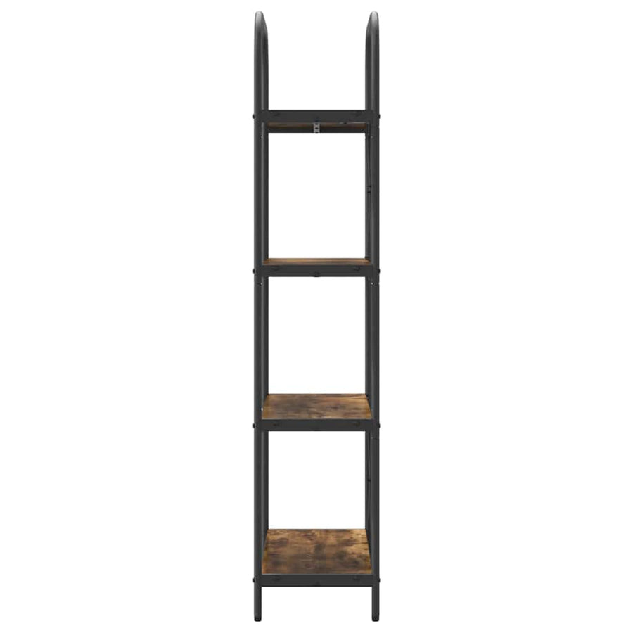 Boekenkast Gerookt eiken 60 x 30 x 146 cm Bewerkt hout