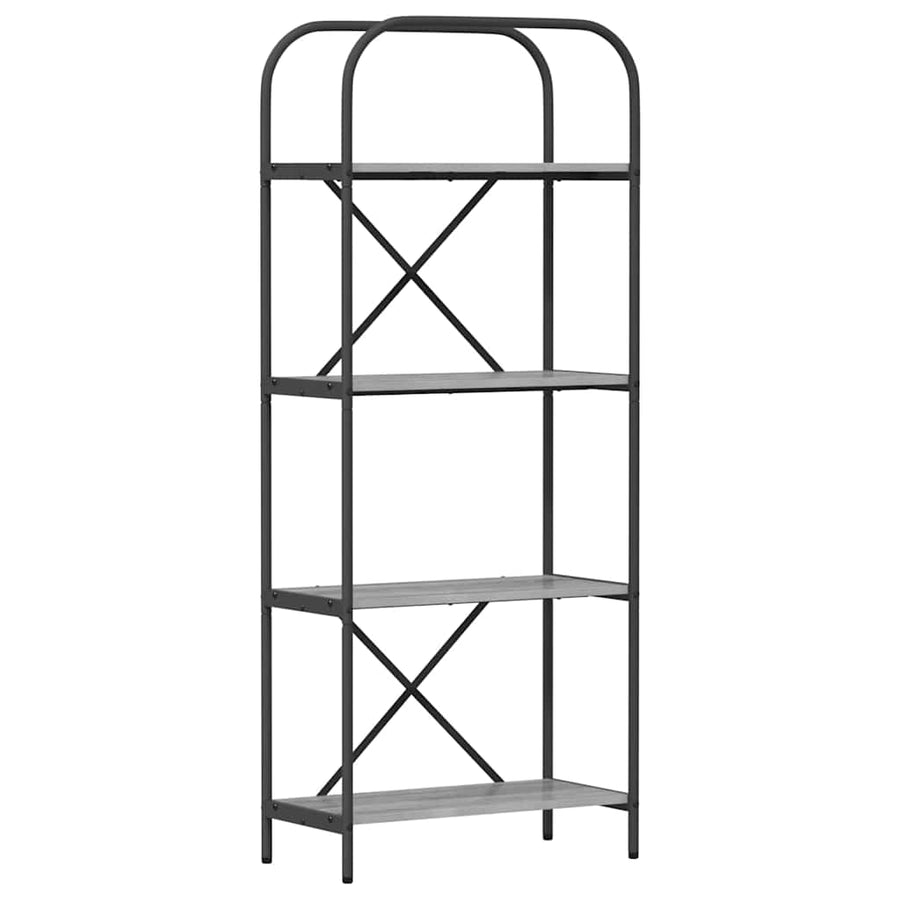 Boekenkast Grijs sonoma 60 x 30 x 146 cm Bewerkt hout
