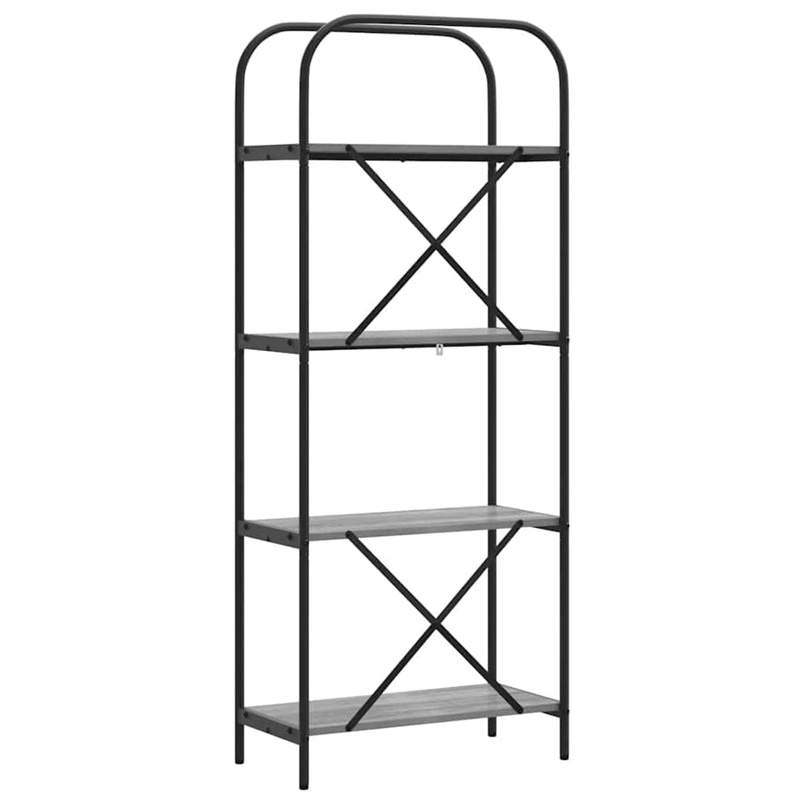 Boekenkast Grijs sonoma 60 x 30 x 146 cm Bewerkt hout