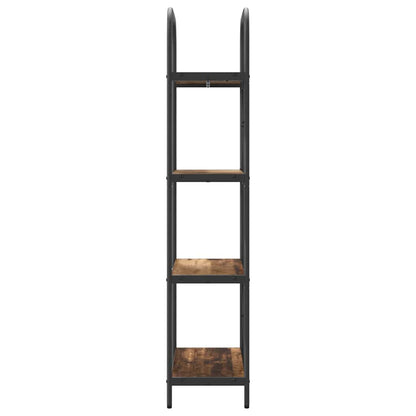 Boekenkast Oud hout 60 x 30 x 146 cm Bewerkt hout