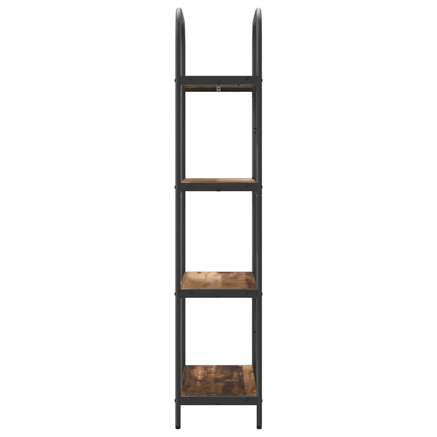 Boekenkast Oud hout 60 x 30 x 146 cm Bewerkt hout