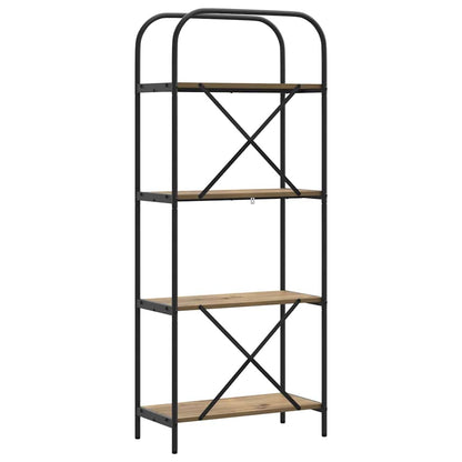 Boekenkast artisanaal eikenkleurig 60 x 30 x 146 cm