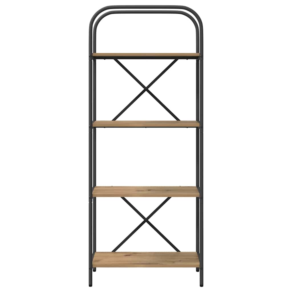 Boekenkast artisanaal eikenkleurig 60 x 30 x 146 cm