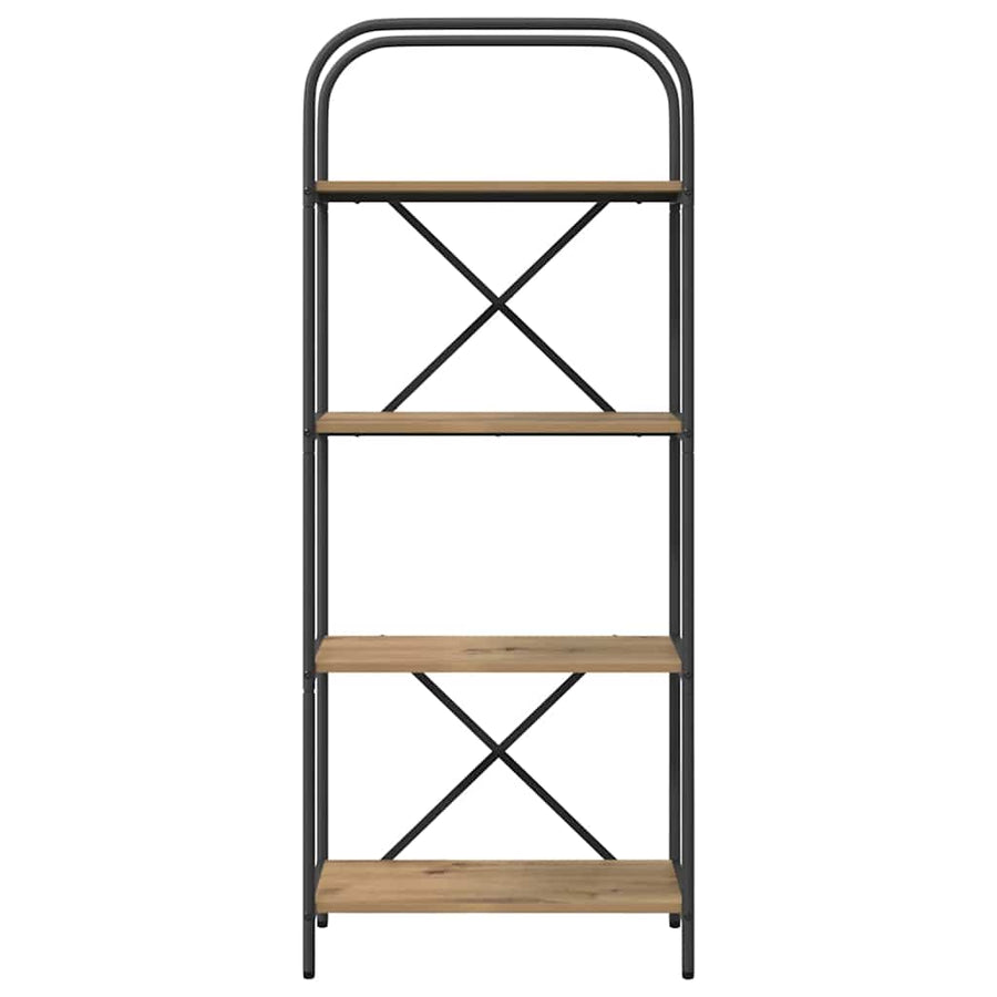 Boekenkast artisanaal eikenkleurig 60 x 30 x 146 cm