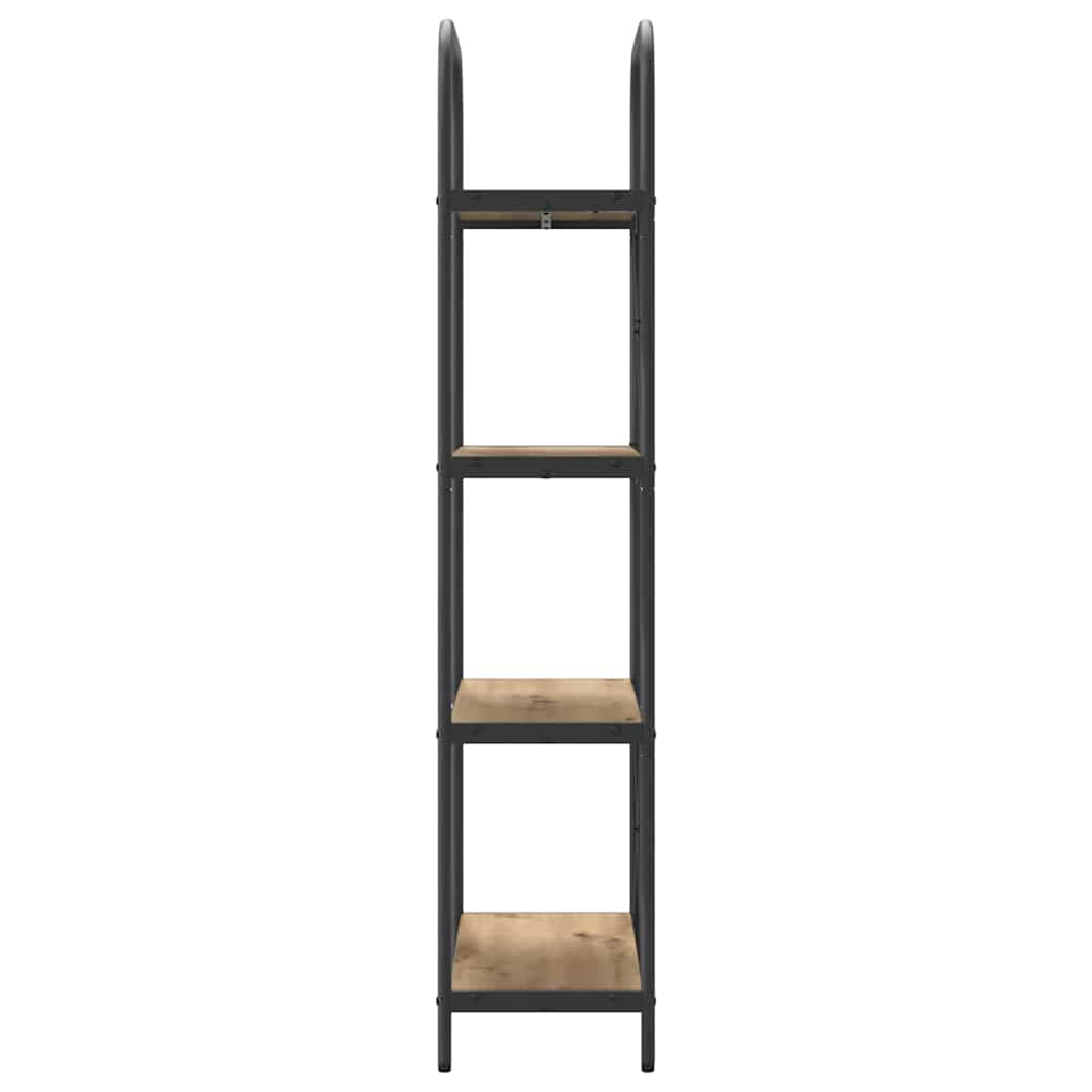 Boekenkast artisanaal eikenkleurig 60 x 30 x 146 cm