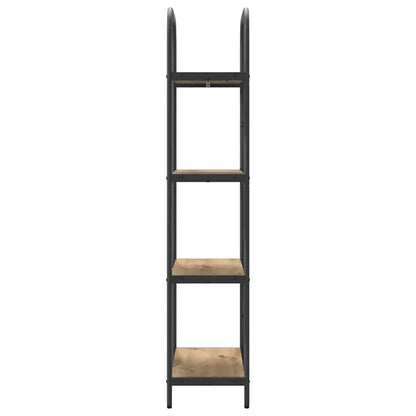 Boekenkast artisanaal eikenkleurig 60 x 30 x 146 cm