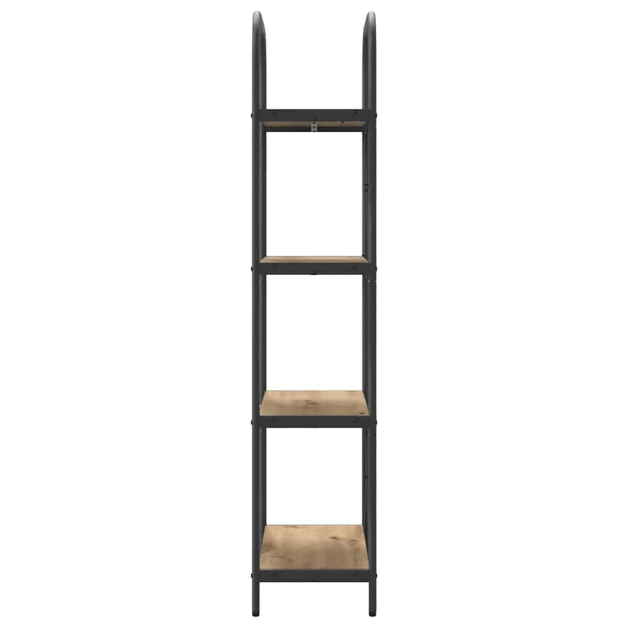 Boekenkast artisanaal eikenkleurig 60 x 30 x 146 cm