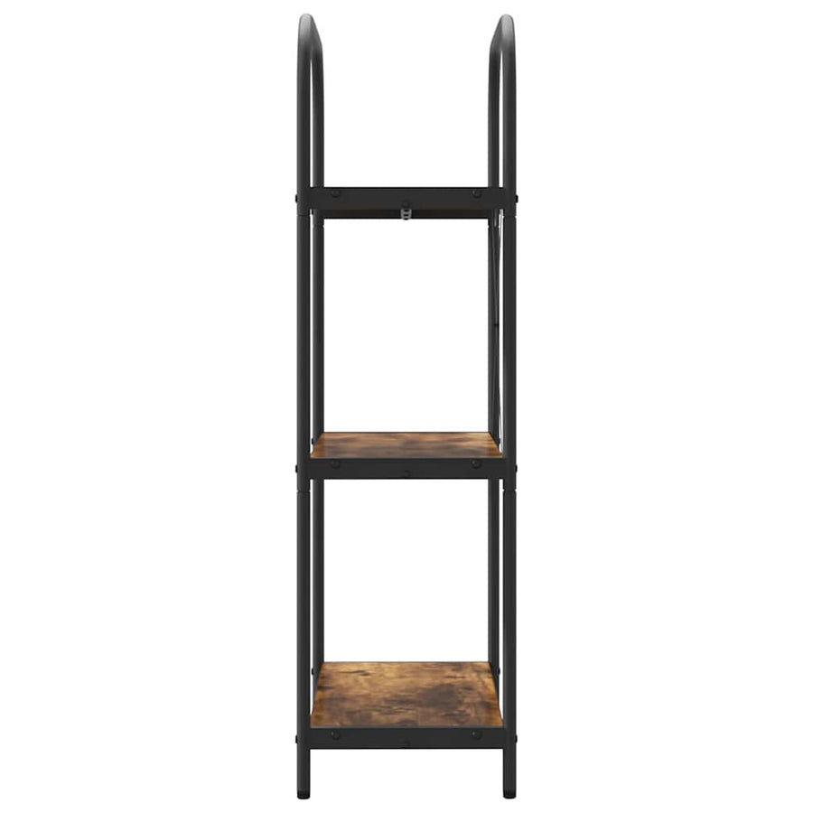 Boekenkast Gerookt eiken 60 x 30 x 109 cm Bewerkt hout