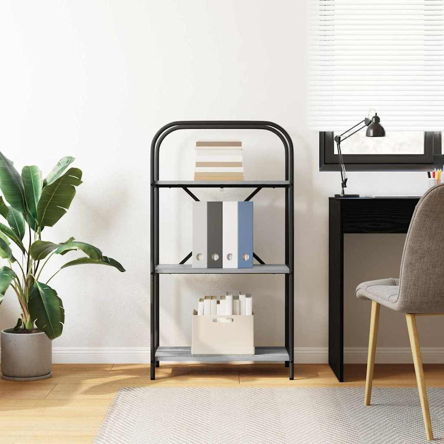 Boekenkast Grijs Sonoma 60 x 30 x 109 cm Bewerkt hout