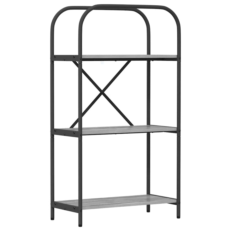 Boekenkast Grijs Sonoma 60 x 30 x 109 cm Bewerkt hout