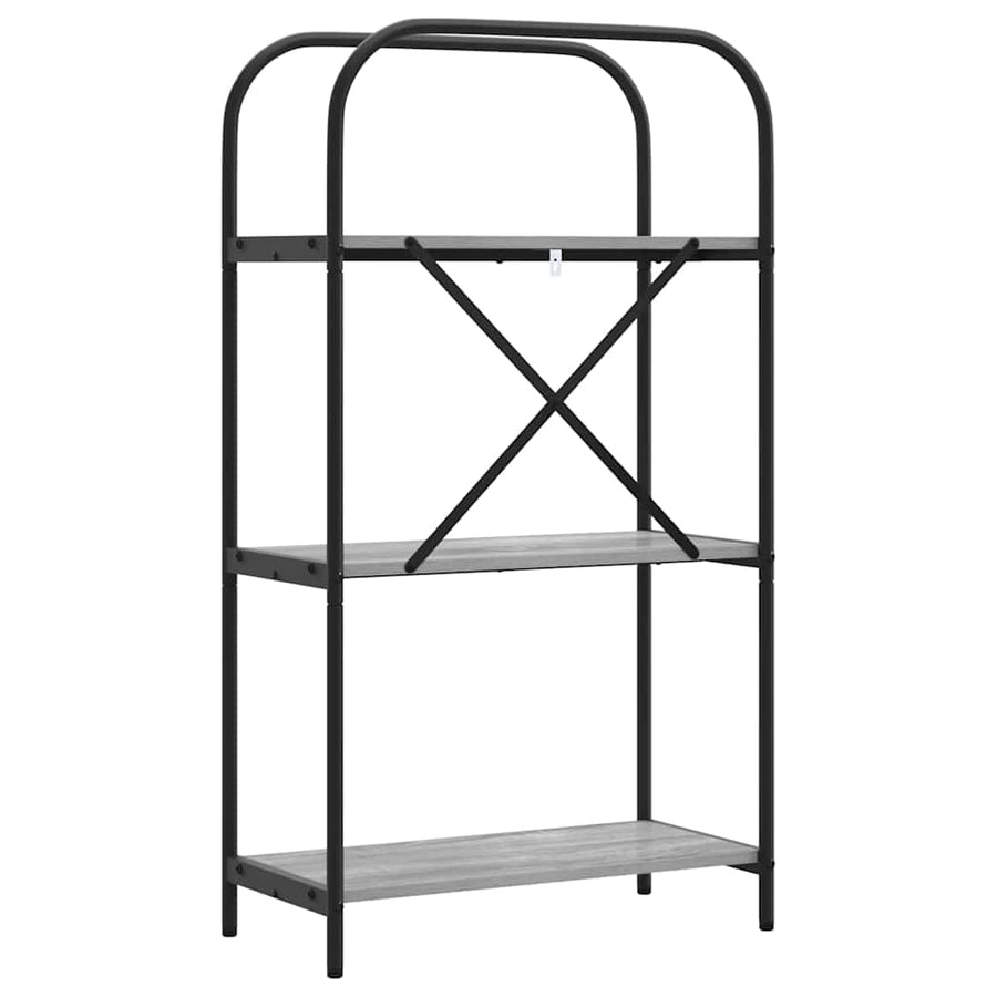 Boekenkast Grijs Sonoma 60 x 30 x 109 cm Bewerkt hout