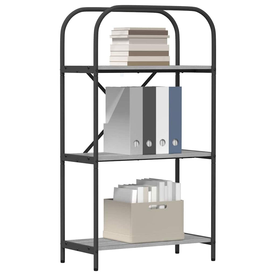 Boekenkast Grijs Sonoma 60 x 30 x 109 cm Bewerkt hout