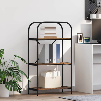 Boekenkast Oudhout 60 x 30 x 109 cm Bewerkt hout