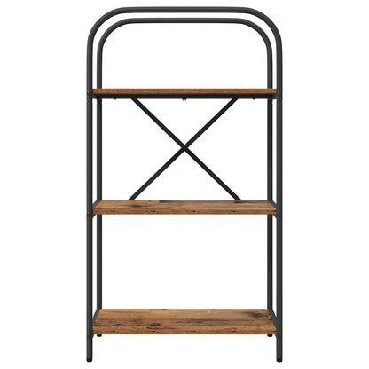 Boekenkast Oudhout 60 x 30 x 109 cm Bewerkt hout